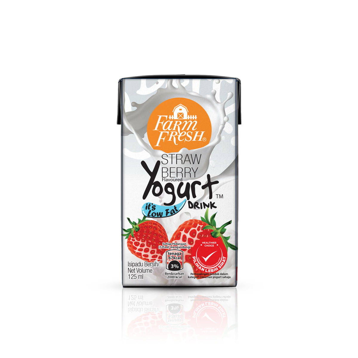 Farm Fresh UHT Yogurt Drink Strawberry 125ml x 32 Packs