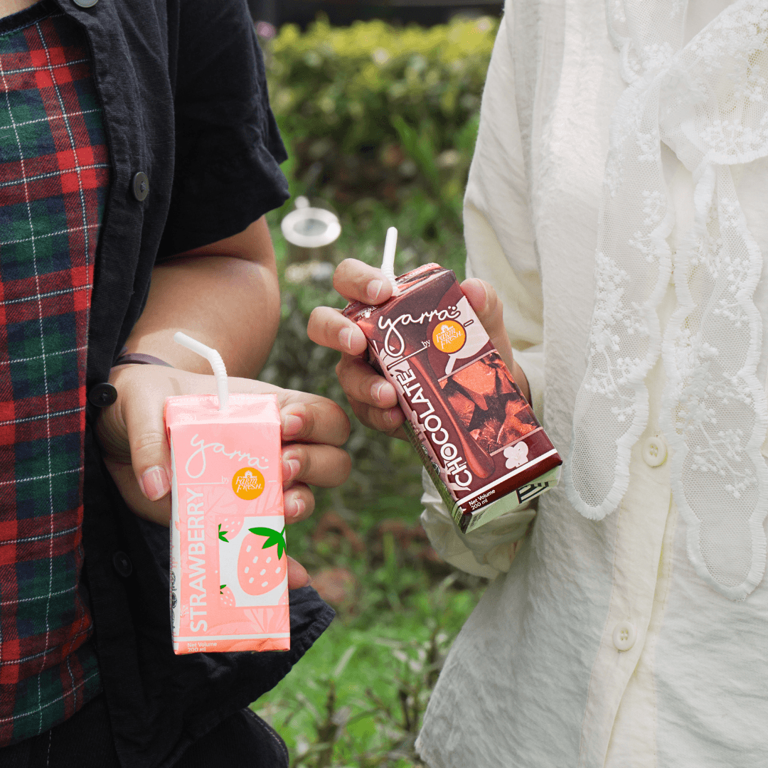 Yarra by Farm Fresh UHT Milk (Chocolate + Full Cream + Strawberry) 200ml x 24 Packs each