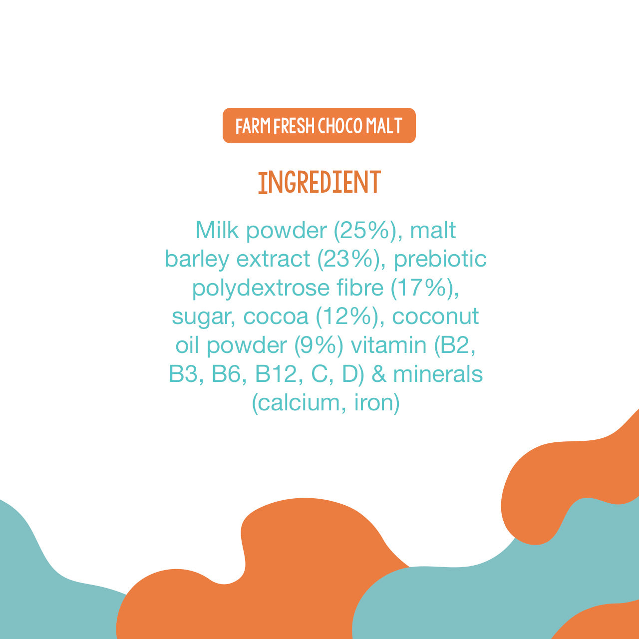 Farm Fresh Moola Choco Malt Powder 800g x 1 Pack