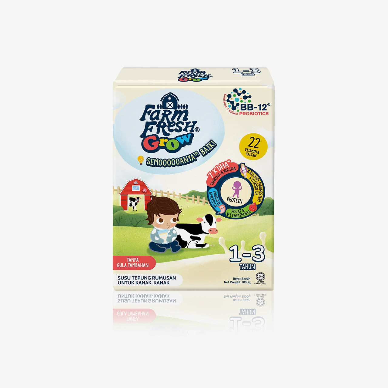 Farm Fresh Grow Powder 1-3 Years Old 800g