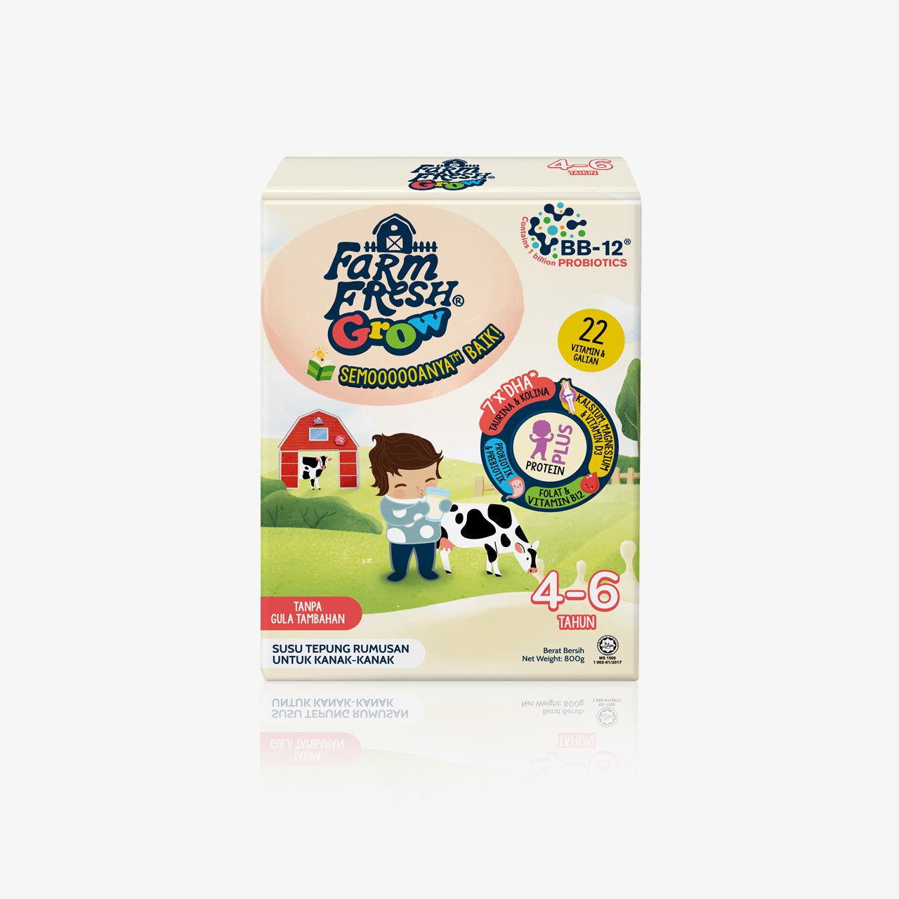 Farm Fresh Grow Powder 4-6 Years Old 800g