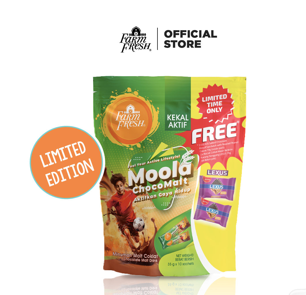 Farm Fresh Choco Malt Powder 35g x 10 sachet X Lexus