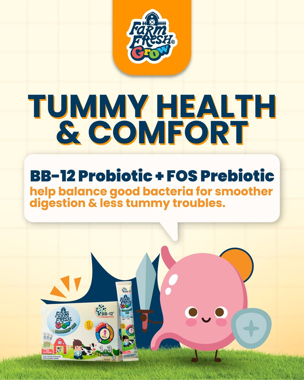 Farm Fresh Grow Powder 4-6 Years Old 800g