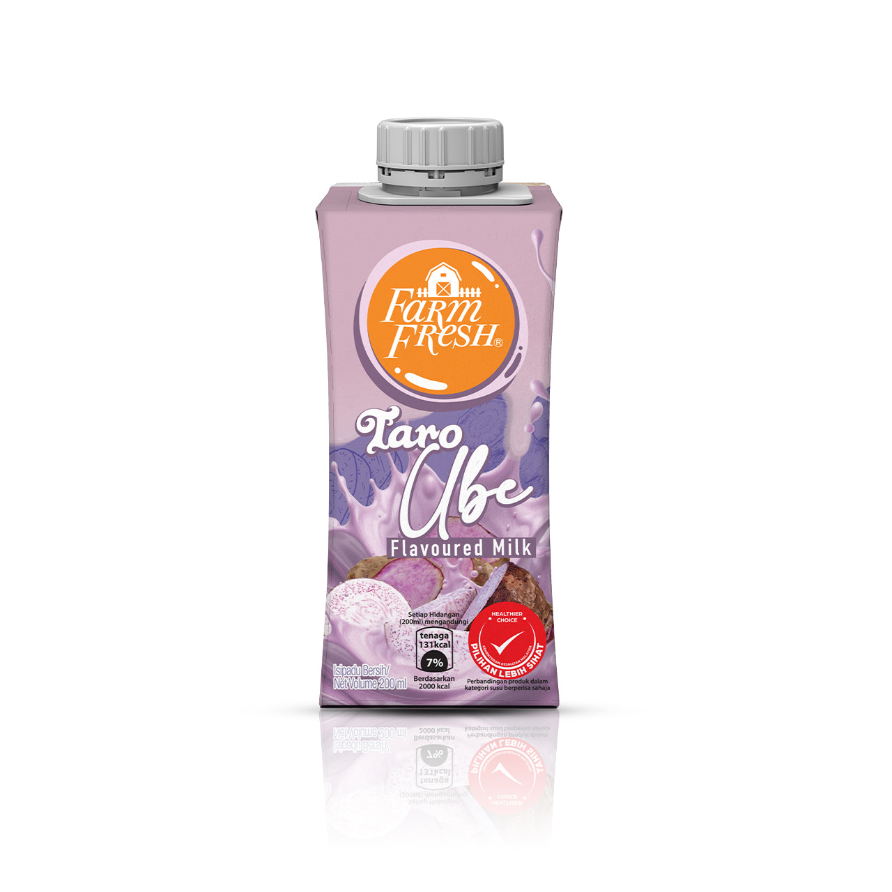 Farm Fresh UHT Milk Taro Ube 200ml x 24 Packs