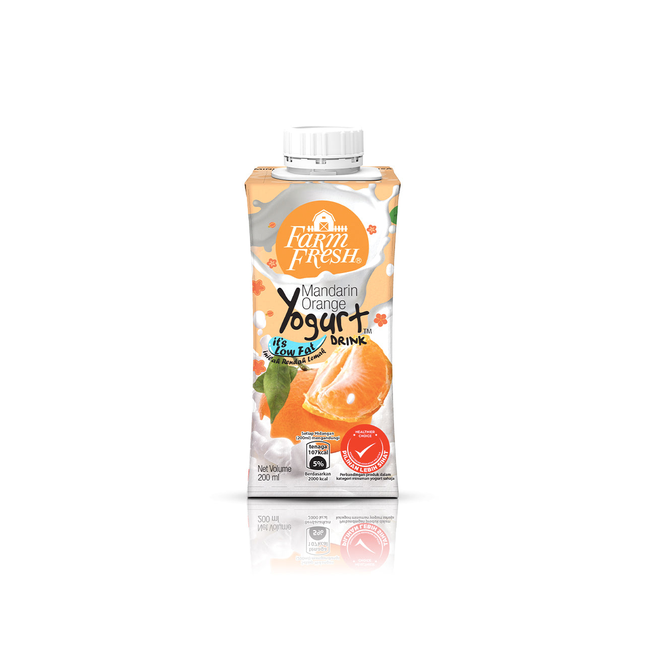 Farm Fresh UHT Mandarin Yogurt 200ml x 12pcs