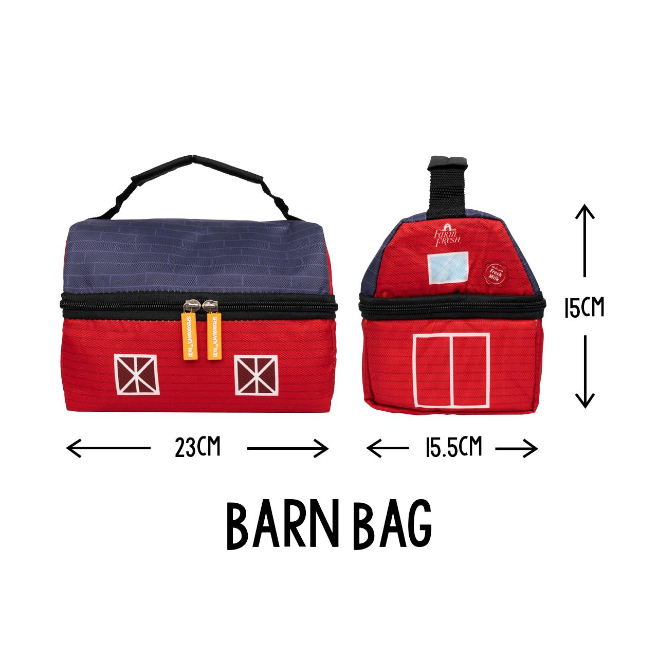 [Not for sale] Farm Fresh Red Barn Bag