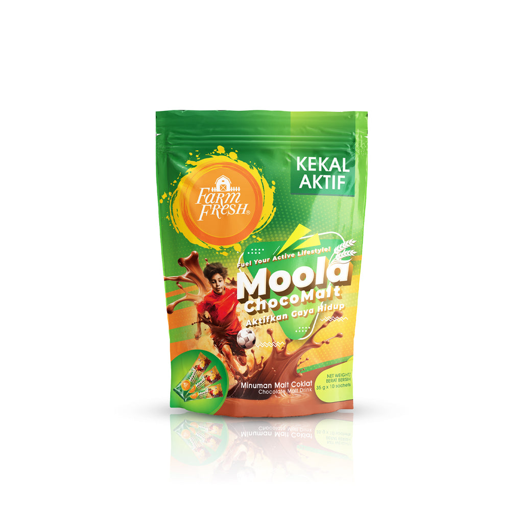 Farm Fresh Moola Choco Malt Powder 35g x 10 Sachet
