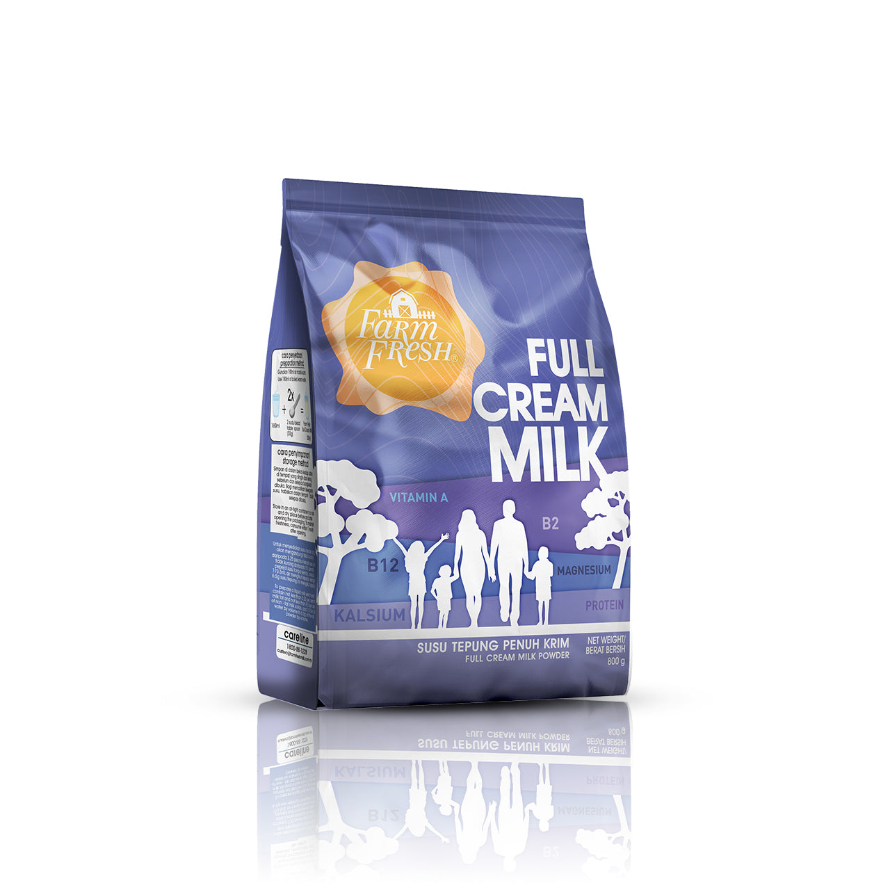 Farm Fresh Full Cream Milk Powder 800g (1 Pack)