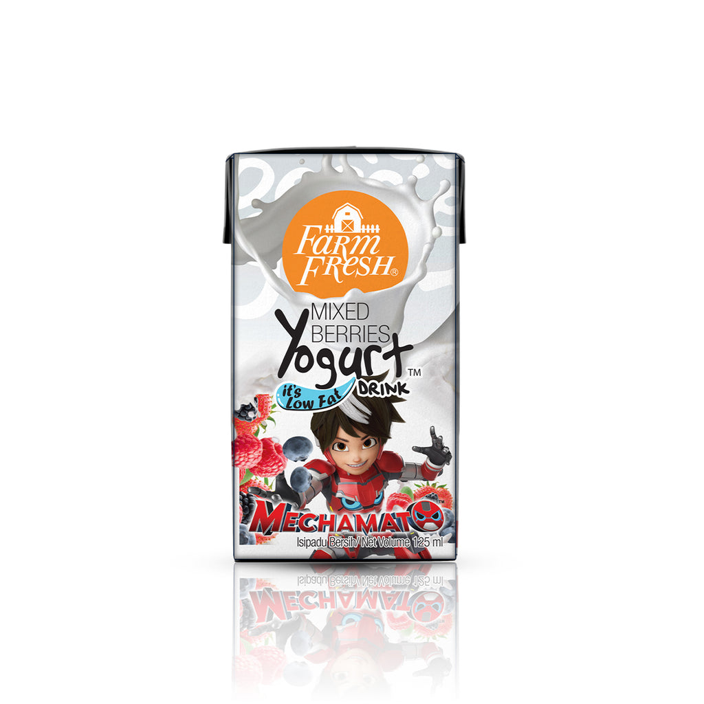 Farm Fresh UHT Yogurt Drink Mixberry 125ml x 32 Packs