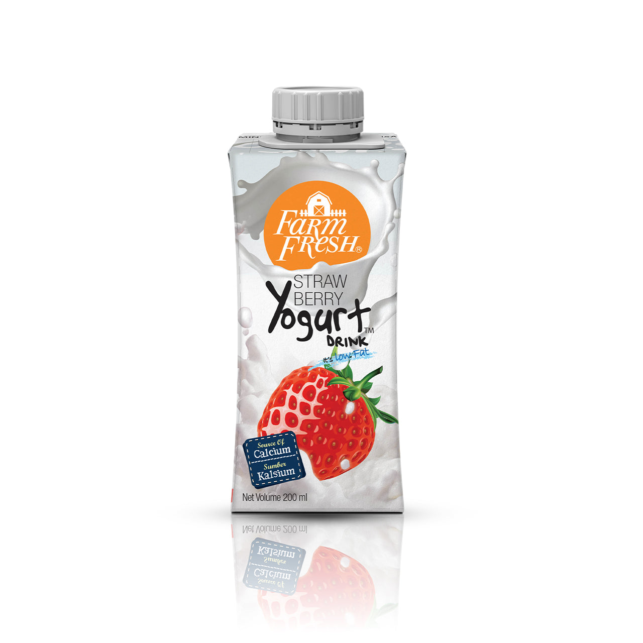 Farm Fresh UHT Yogurt Drink Strawberry 200ml x 24 Packs
