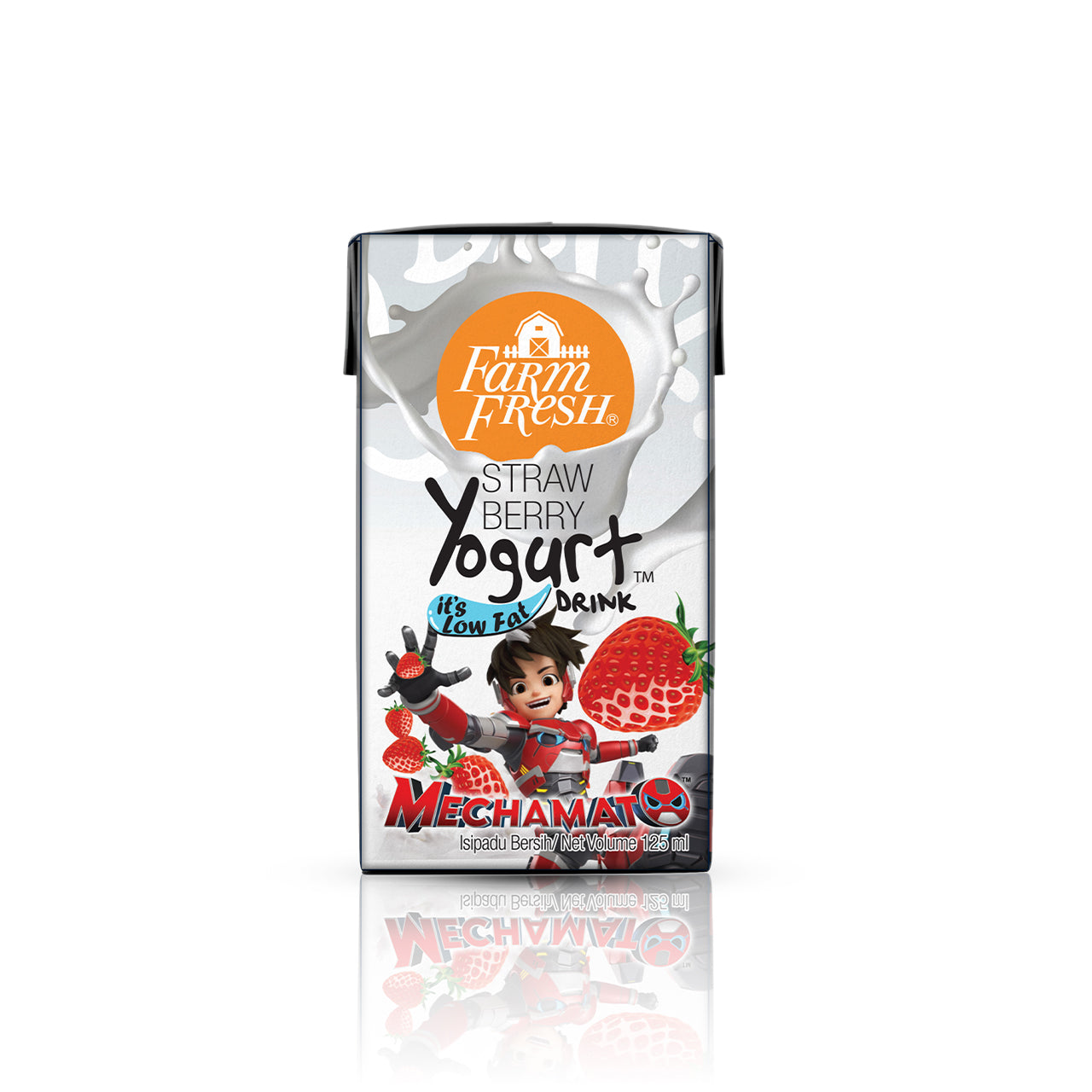 Farm Fresh UHT Yogurt Drink Strawberry 125ml x 32 Packs